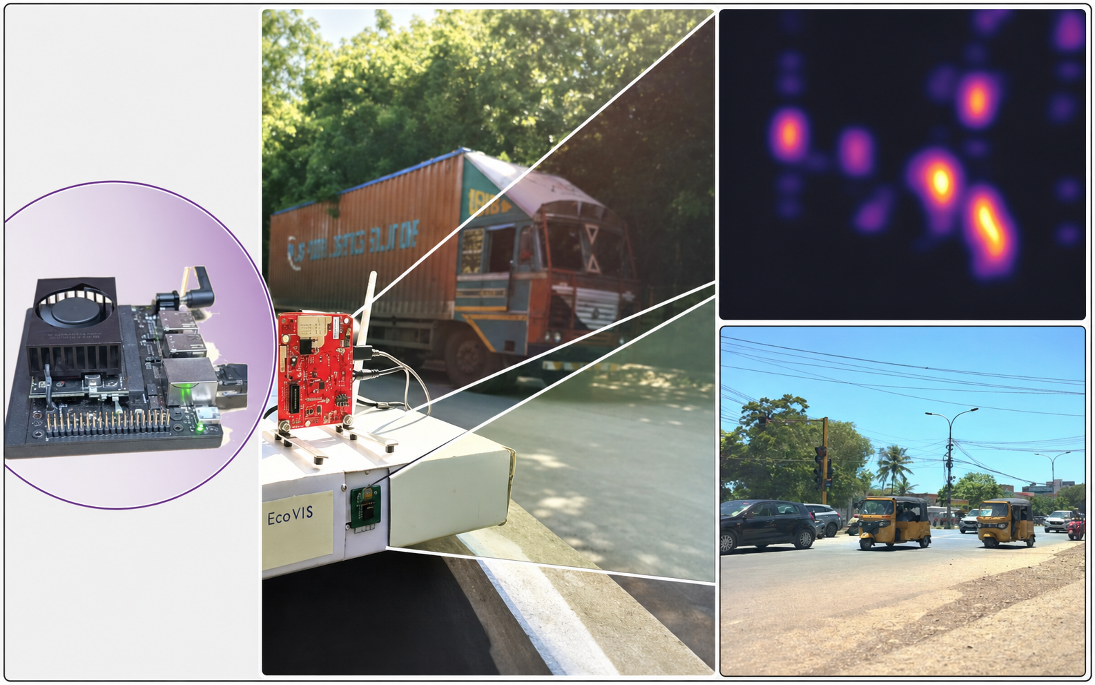 EcoVis roadside camera and mmWave sensing system